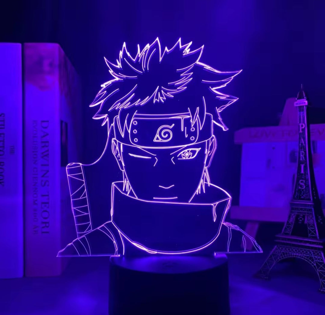 Lámpara LED Anime 3D – Estilo Naruto - Shisui Uchiha
