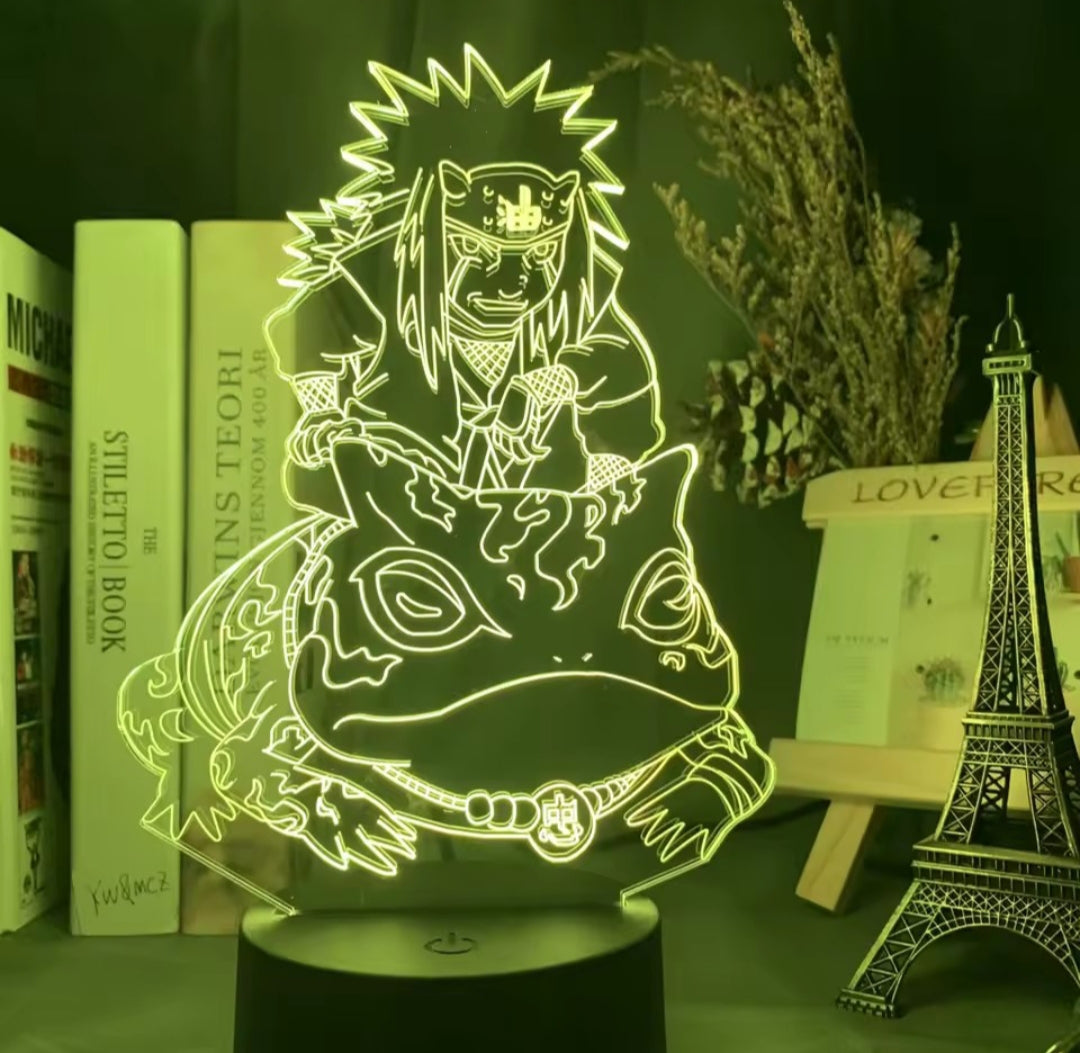 Lámpara LED Anime 3D – Estilo Naruto - Jiraiya