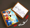 Cuadro LED One Piece – Luffy, Ace y Sabo